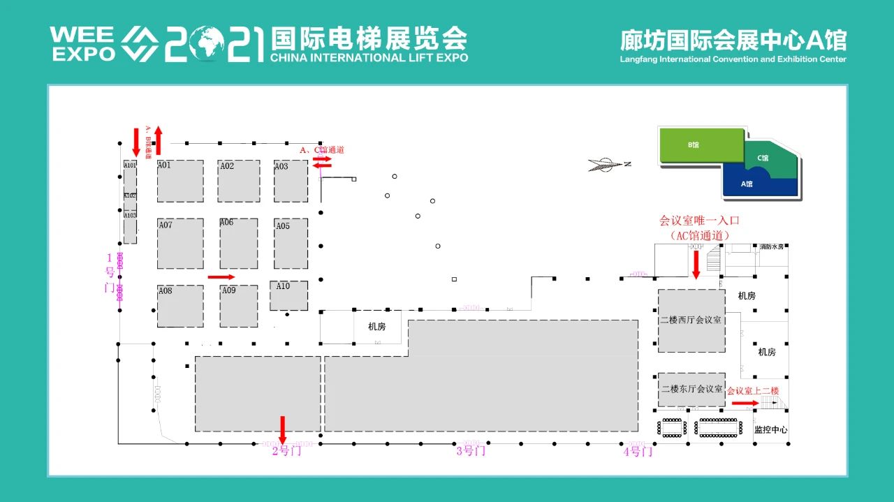 展位分布